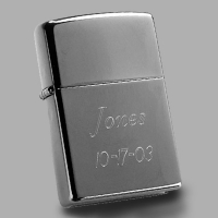 Гравировка на металлических зажигалках (типа "Zippo")